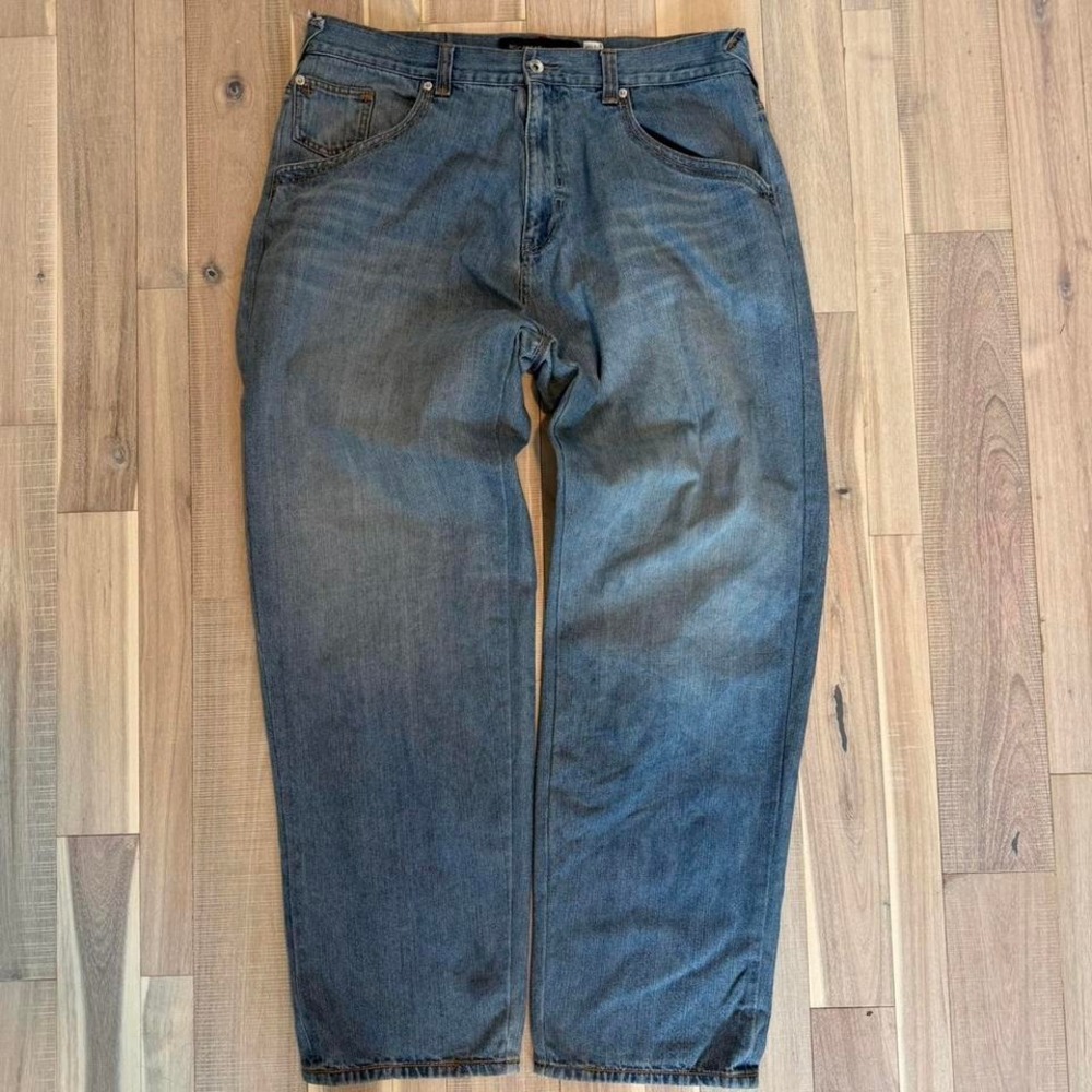 Y2k  2000s Rocawear blue denim jeans Size 42/32" #denim #streetwear